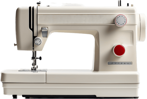 Sewing machine png with AI generated.