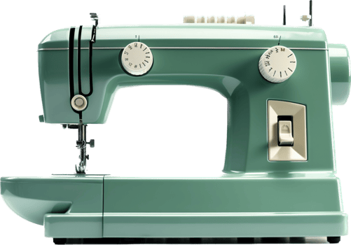 Sewing machine png with AI generated.