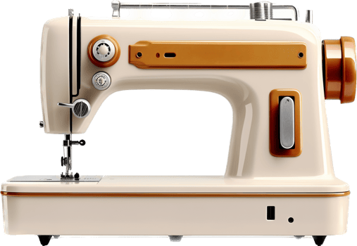 Sewing machine png with AI generated.
