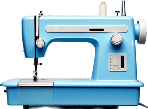 Sewing machine png with AI generated.