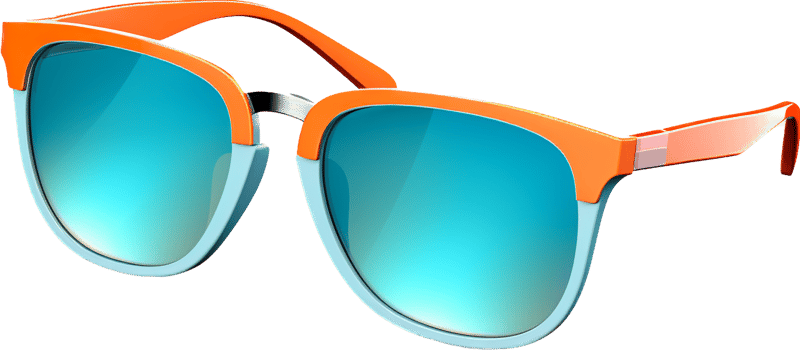 Sunglasses png with AI generated.