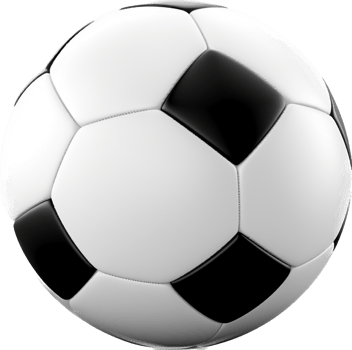 Soccer ball png with AI generated.