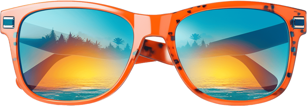 Sunglasses png with AI generated.