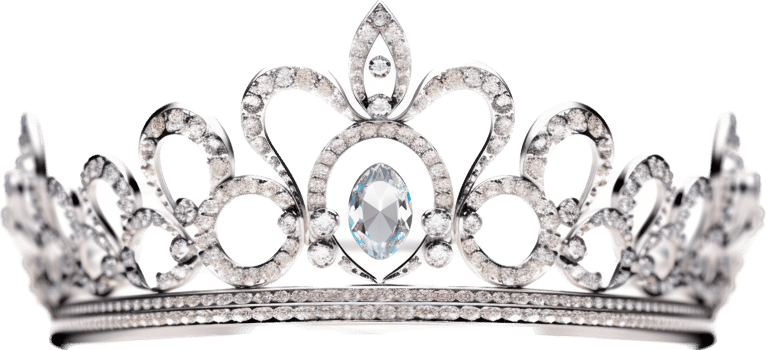 Tiara png with AI generated.