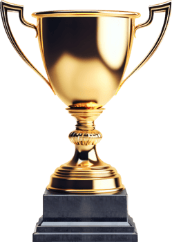 Trophy png with AI generated.
