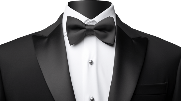 Tuxedo png with AI generated.