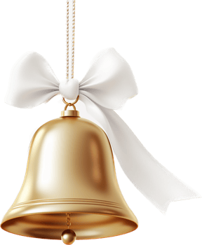Wedding bell png with AI generated.