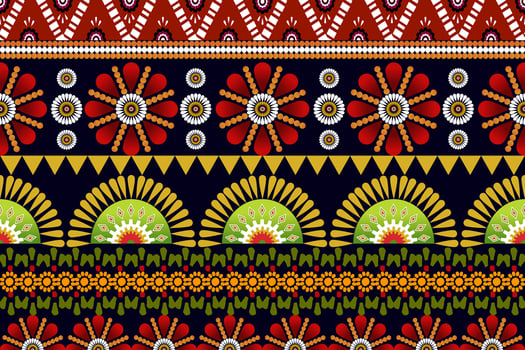 ethnic geometric pattern design for background or wallpaper vector