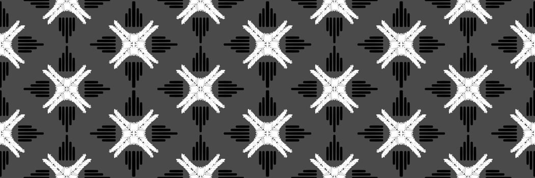 Ikat Seamless Pattern tribal art Embroidery, Ikat stripe Digital textile Asian Design for Prints Fabric saree Mughal Swaths texture Kurti Kurtis Kurtas, Motif Batik vector