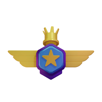 Star Achievement Badges 3D Illustration png