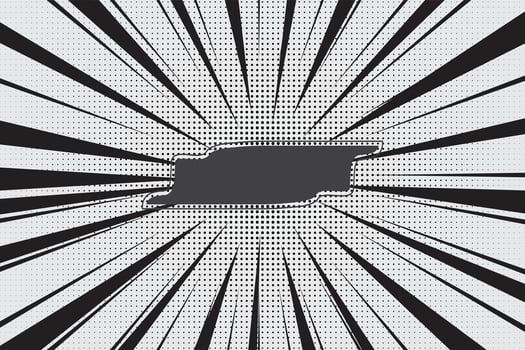 Comic Hand drawn zoom lines motion background And Sunburst pattern vector