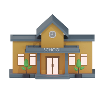 School Building Illustration png