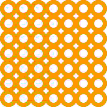Orange infinity circle pattern. Infinity pattern. Decorative elements, gift wrapping, background, backdrop, home decoration, wall tiles, bathroom tiles, floor tiles. vector