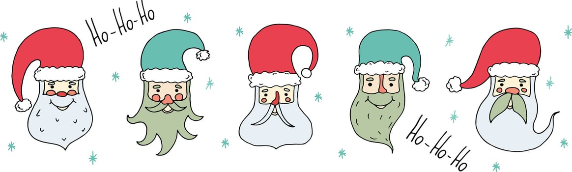 Jolly Santa Claus vector