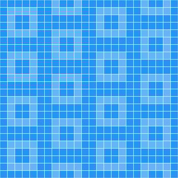Blue tile background, Mosaic tile background, Tile background, Seamless pattern, Mosaic seamless pattern, Mosaic tiles texture or background. Bathroom wall tiles, swimming pool tiles. vector