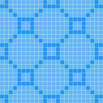 Blue tile background, Mosaic tile background, Tile background, Seamless pattern, Mosaic seamless pattern, Mosaic tiles texture or background. Bathroom wall tiles, swimming pool tiles. vector
