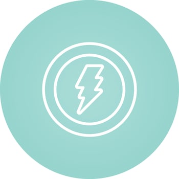 Lightning bolt Vector Icon