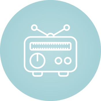 Radio Vector Icon