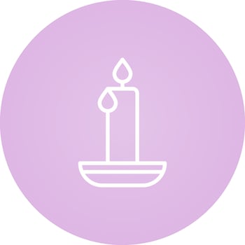 Emergency candle Vector Icon