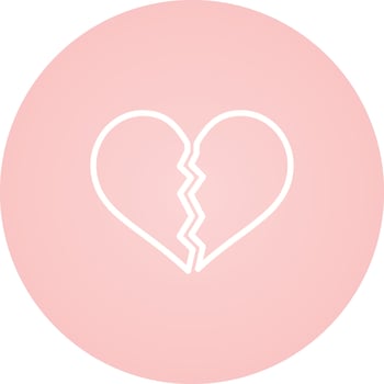 Broken Heart Vector Icon
