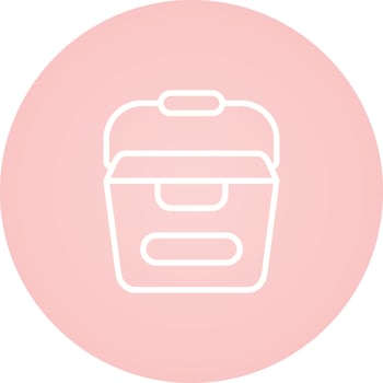 Portable water container Vector Icon