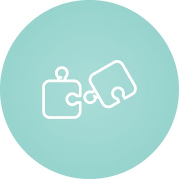 Jigsaw puzzle Vector Icon