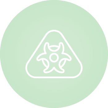 Hazardous materials symbol Vector Icon