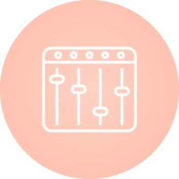 Mixer Vector Icon