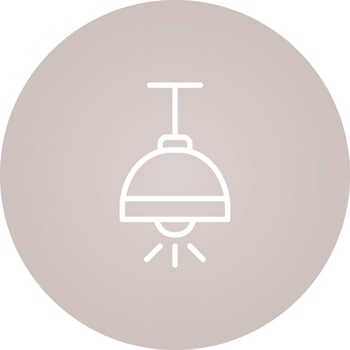 Ceiling Lamp Vector Icon