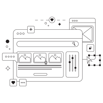 Element Tools Digital Tool Box Outline 2D Illustration png