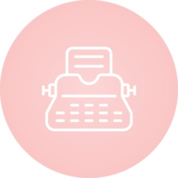 Typewriter Vector Icon