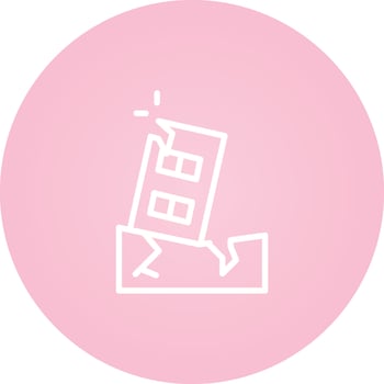 Earthquake Vector Icon