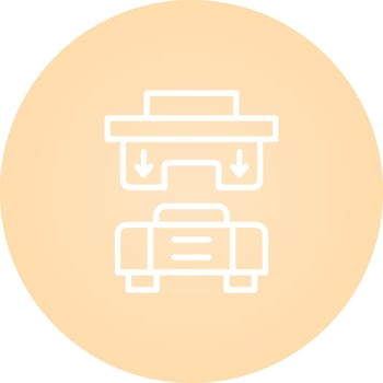 Press Machine Vector Icon