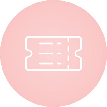 Ticket Vector Icon