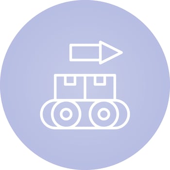 Conveyor Vector Icon