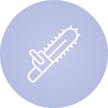 Chainsaw Vector Icon