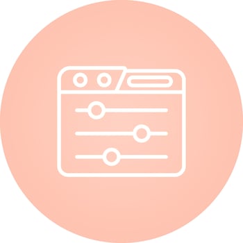 Control Panel Vector Icon