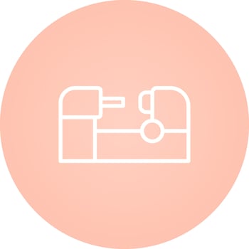 Lathe Vector Icon