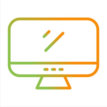 Monitor Vector Icon