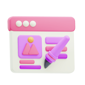 Visual Design 3D Illustration png
