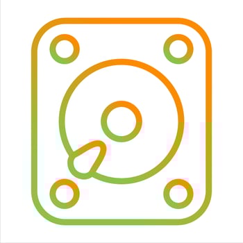 External Hard Drive Vector Icon