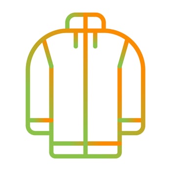 Fleece jacket Vector Icon