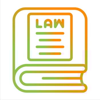Law Book Vector Icon