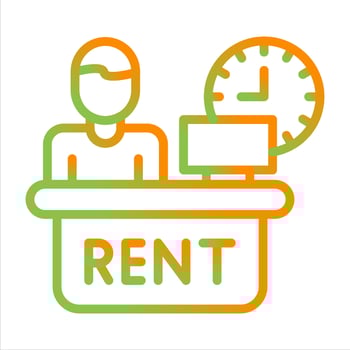 Rental Service Vector Icon