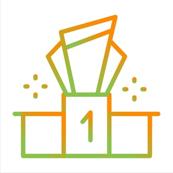 Podium Vector Icon