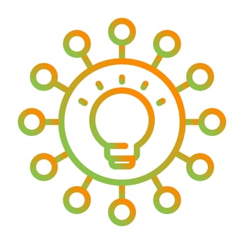 Mind Map Vector Icon