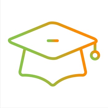 Graduation Cap Vector Icon