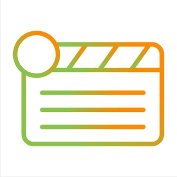 Clapper Board Vector Icon