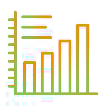Bar Chart Vector Icon