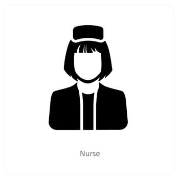 nurse and health care icon concept vector